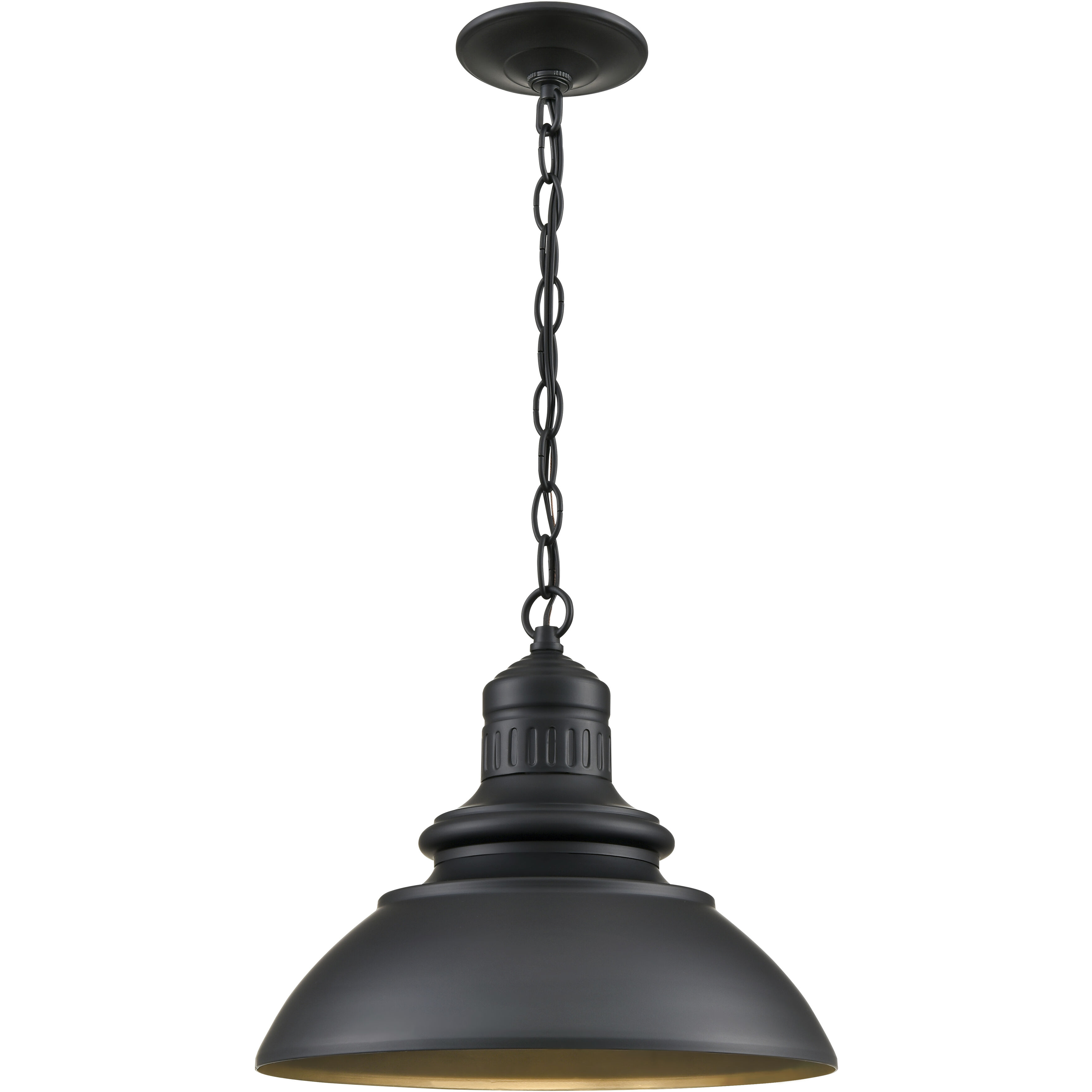 Adda LED 13.25 inch Powder Coated Black Outdoor Hanging Lantern
